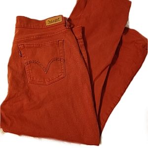 Levi's 505 straight leg cropped pant